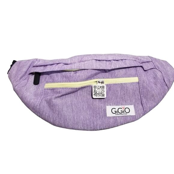 Gigio Handbags - NEW Gigio Belt Bag Purple Fanny Pack